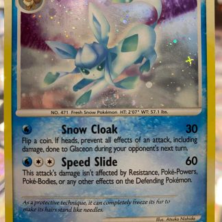 2008 Pokemon Glaceon Majestic Dawn 5 of 100 Holo Moderately Played