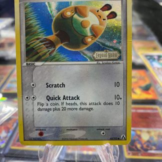 2006 Pokemon Sentret EX Legend Maker Stamped Reverse Holo 62 of 92 Lightly Played