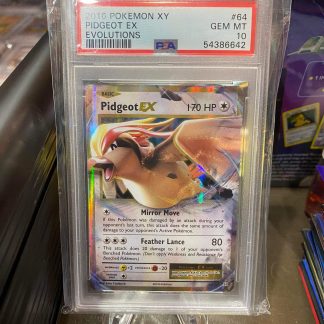 2016 Pokemon XY Pidgeot EX Evolutions #64 PSA 10 Gem Mint