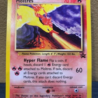1999 Pokemon Moltres Black Star Promo 21 Non Holo Near Mint