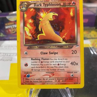 1995 Pokemon Dark Typhlosion Neo Destiny Holo 10 of 105 Heavily Played