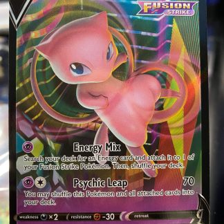 2021 Pokemon Mew V Fusion Strike Full Art 113 of 264 Holo Mint