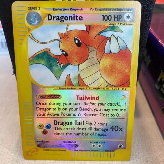 2002 Pokemon Dragonite Expedition 9 of 165 Holo Lightly Played