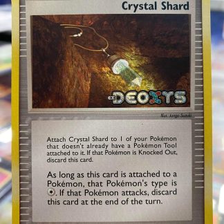 2005 Pokemon Trainer Crystal Shard EX Deoxys 85 of 107 Lightly Played