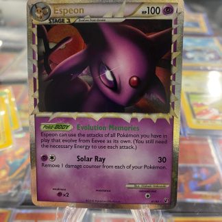 2010 Pokemon Espeon Undaunted Prime Holo 81 of 90 Lightly Played