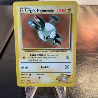 2000 Pokemon Lt. Surge's Magnemite Gym Heroes 80 of 132 Lightly Played