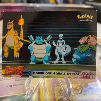 1998 Pokemon Topps Mewtwo Strikes Back Round One Equals Defeat 26 Lightly Played