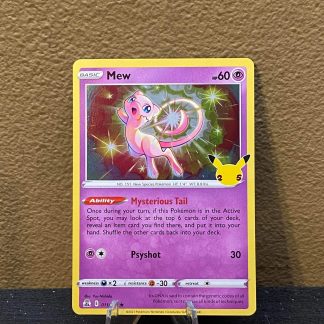 2021 Pokemon Mew 25th Anniversary Celebrations 011 of 025 Holo Mint