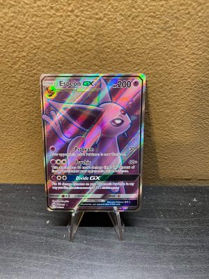 2017 Pokemon Espeon GX Sun & Moon Full Art 140 of 149 Holo Near Mint