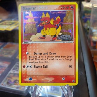 2004 Pokemon Magmar Team Rocket Returns Stamped Reverse Holo Moderately Played 44 of 109