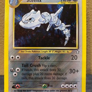 1995 Pokemon Steelix Neo Genesis 15 of 111 Holo Near Mint