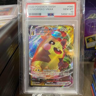 2020 Pokemon Sword & Shield FA/Morpeko VMAX #08 PSA 10 Gem Mint