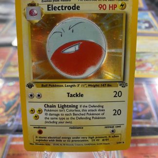 1999 Pokemon Electrode Jungle Set First Edition Holo 2 of 64 Lightly Played