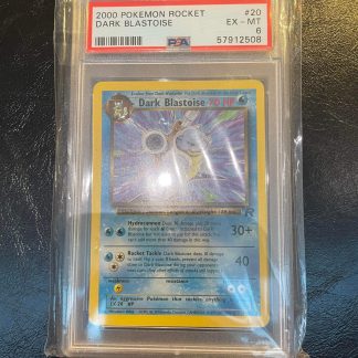 2000 Pokemon Dark Blastoise Rocket #20 PSA 6 EX Mint