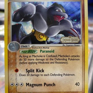 2006 Pokemon Machoke EX Legend Maker 39 of 92 Holo Heavily Played