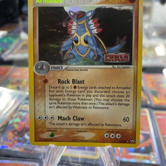 2007 Pokemon Armaldo EX Power Keepers Stamped Reverse Holo 3 of 108 Lightly Played