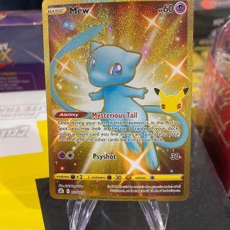 2021 Pokemon Mew Celebrations 25th Anniversary Gold 025 of 025 Mint