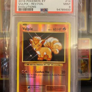 2016 Pokemon Vulpix XY Evolutions Reverse Foil #14 PSA 9 Mint