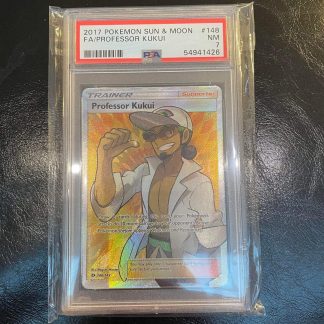 2017 Pokemon FA/Professort Kukui Sun & Moon #148 PSA 7 Near Mint