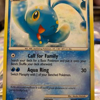 2007 Pokemon Manaphy Pop Series 6 Holo 3 of 17 Lightly Played