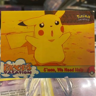 1998 Pokemon Topps Pikachu's Vacation C'mon, We Need Help 53 Lightly Played
