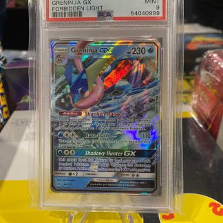 2018 Pokemon Greninja GX Sun & Moon Forbidden Light #24 PSA 9 Mint