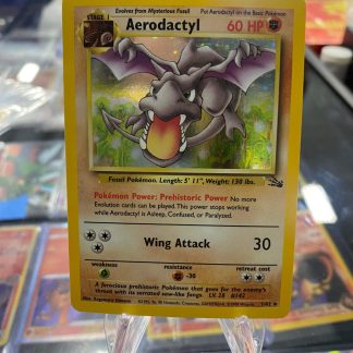 1999 Pokemon Aerodactyl Fossil Set Holo Rare 1 of 62 Near Mint