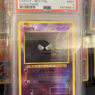 2016 Pokemon Gastly XY Evolutions Reverse Foil #47 PSA 9 Mint