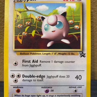 1995 Pokemon Jigglypuff Black Star Promo 7 Lightly Played