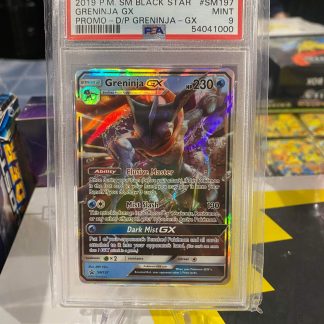 2019 Pokemon Greninja GX SM Black Star Promo-D/P Greninja-GX #SM197 PSA 9 Mint