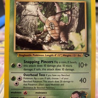 1999 Pokemon Giovanni's Pinsir Gym Challenge 24 of 132 Lightly Played