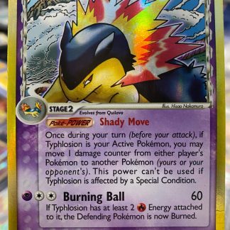 2006 Pokemon Typhlosion Delta Species 12 of 101 Reverse Holo Moderately Played