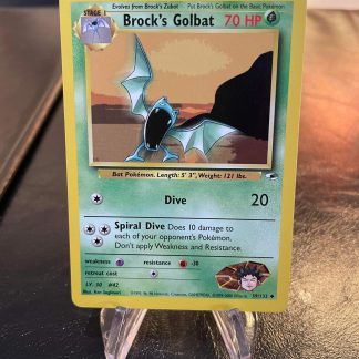 2000 Pokemon Brock's Golbat Gym Heroes 39 of 132 Mint