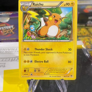 2014 Pokemon Raichu XY Furious Fits 28 of 111 Lightly Played