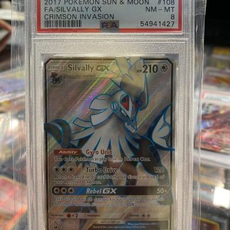 2017 Pokemon FA/Silvally GX Sun & Moon Crimson Invasion #108 PSA 8 NM Mint