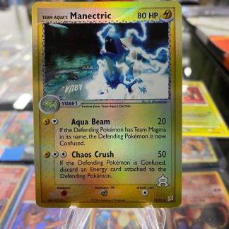 2004 Pokemon Manectric Team Aqua Reverse Holo 29 of 95 Lightly Played
