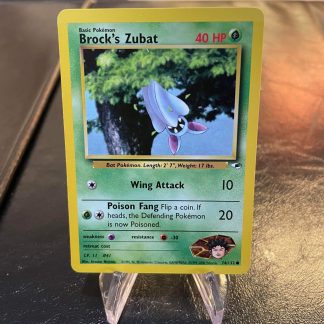 2000 Pokemon Brock's Zubat Gym Heroes 74 of 132 Near Mint