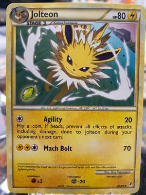 2011 Pokemon Jolteon Call Of Legends 45 of 95 Non Holo Near Mint