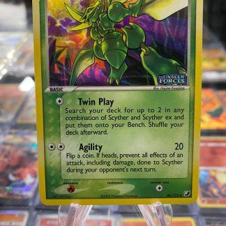 2005 Pokemon Scyther EX Unseen Forces 46 of 115 Lightly Played