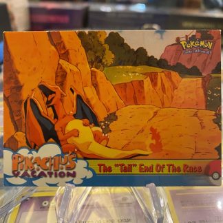 1998 Pokemon Topps Pikachu's Vacation The "Tail" End Of The Race 50 Lightly Played