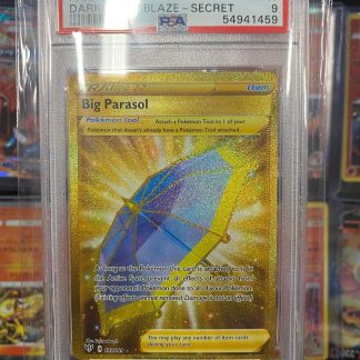 2020 Pokemon FA/Big Parasol Sword & Shield Darkness Ablaze #199 PSA 9 Mint