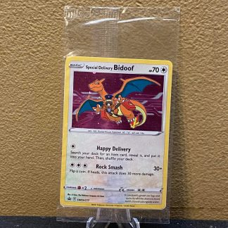 2021 Pokemon Special Delivery Bidoof Black Star Promo SWSH177 Holo Mint
