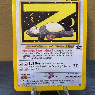 2002 Pokemon Snorlax League Black Star Promo 49 Near Mint