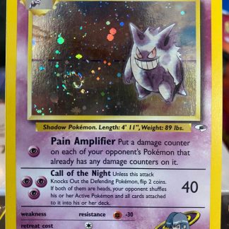 1999 Pokemon Sabrina’s Gengar Gym Heroes Holo 14 of 132 Near Mint