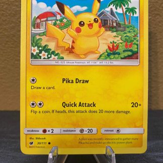 2017 Pokemon Pikachu Crimson Invasion 30 of 111 Lightly Played