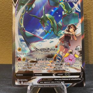 2021 Pokemon Rayquaza V Evolving Skies Full Alternate Art 194 of 203 Holo Mint