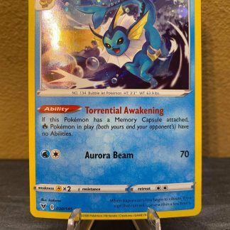 2020 Pokemon Vaporeon Vivid Voltage 030 of 185 Holo Mint