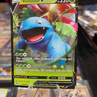 2020 Pokemon Venusaur V Champions Path Full Art 001 of 073 Holo Mint
