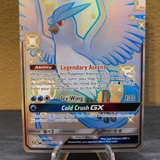 2019 Pokemon Articuno GX Hidden Fates Full Art SV54 of SV94 Shiny Holo Mint