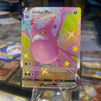 2021 Pokemon Crobat Vmax Black Star Promo Full Art SWSH099 Shiny Holo